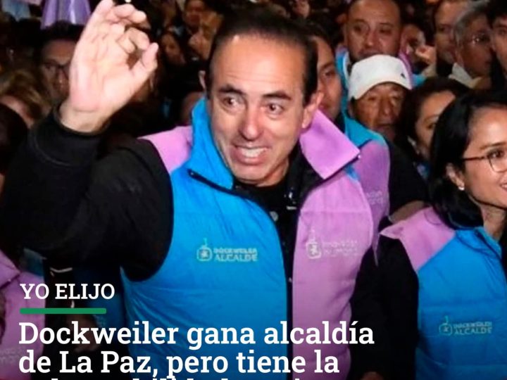 El exgerente de mi teleférico se posesiona con Alcalde de La Paz