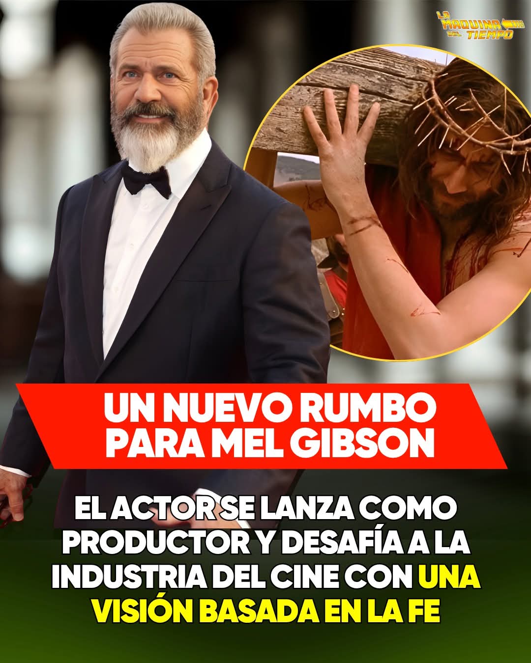 Mel Gibson rompe esquemas y apuesta por el cine con propósito espiritual