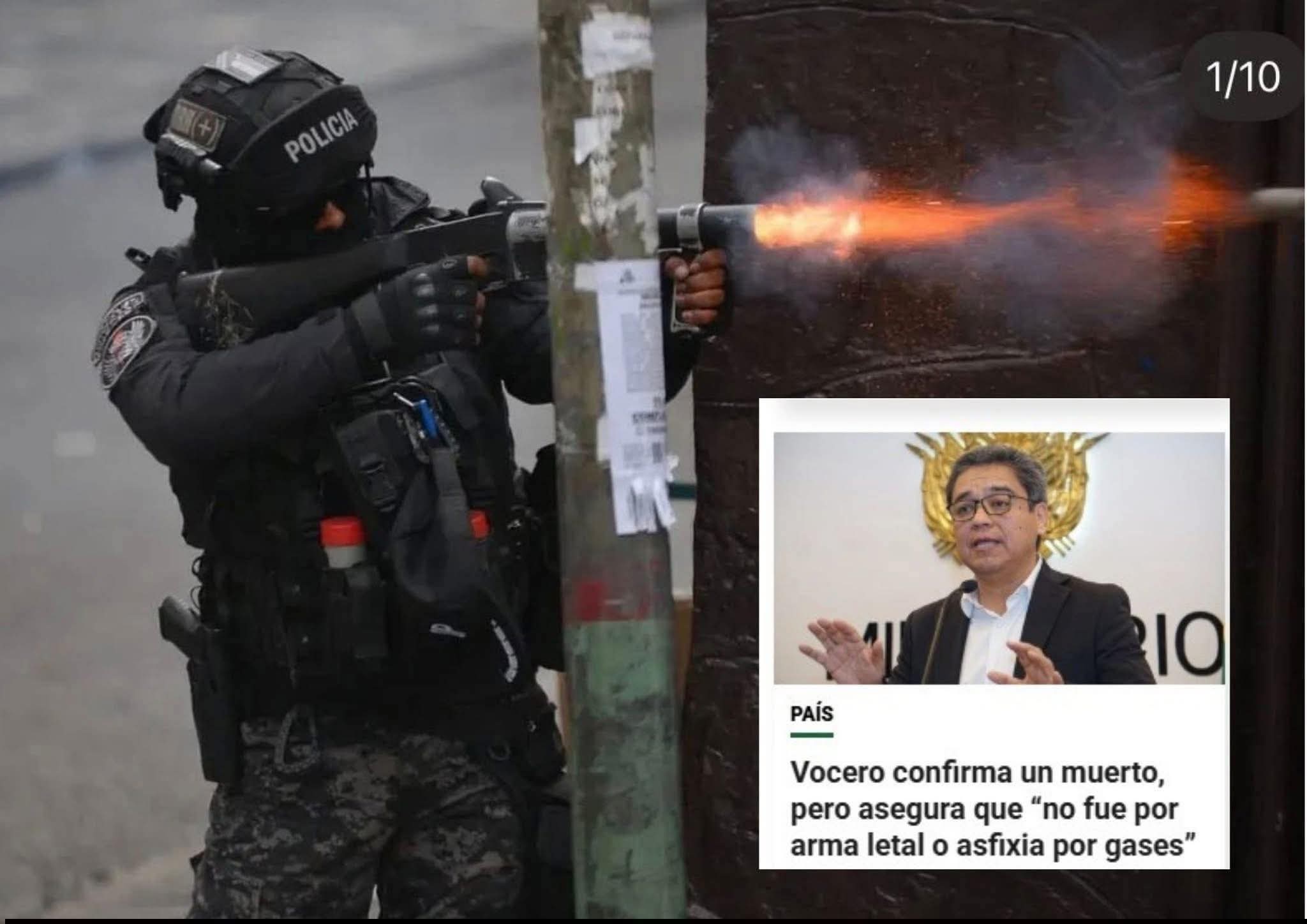 POLÉMICA POR EL ACCIONAR DE LA UTOP EN LAS PROTESTAS DE LA PAZ: IMÁGENES REABREN EL DEBATE SOBRE EL USO DE LA FUERZA