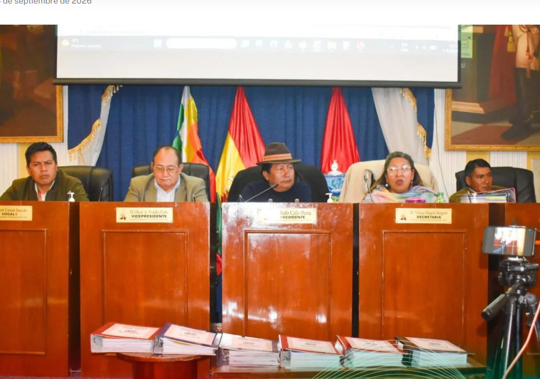 Asambleístas de La Paz elevan sus salarios a Bs 18.000 tras aprobación del POA 2027