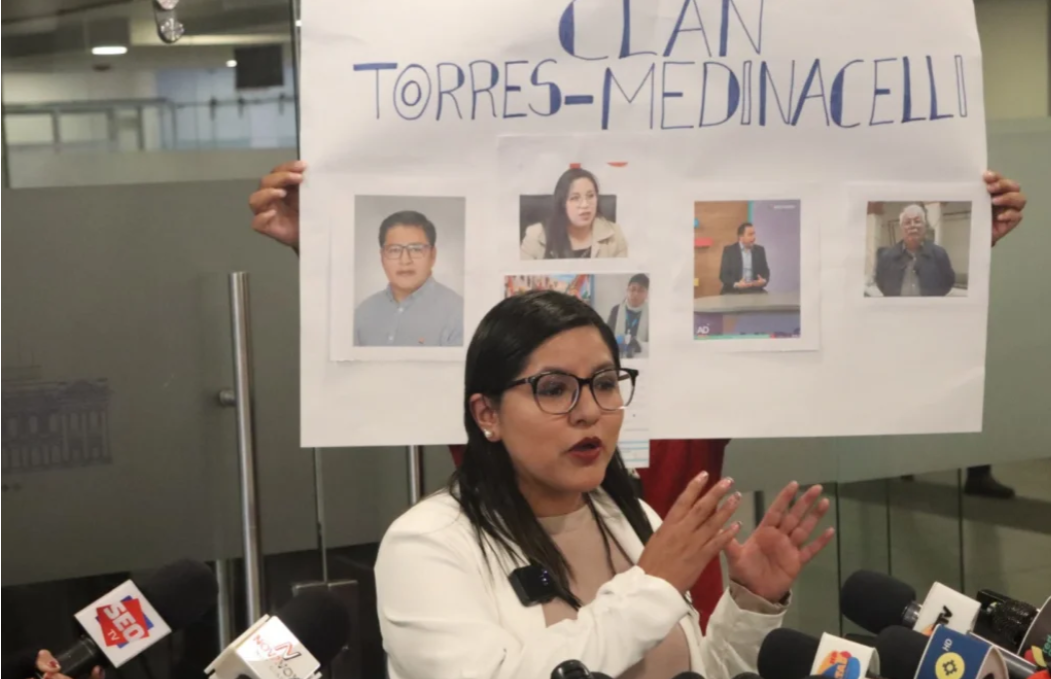 Diputada Claros denuncia a presunto «clan familiar Torres-Medinaceli» por tráfico de cargos y concesiones mineras ilegales en Potosí