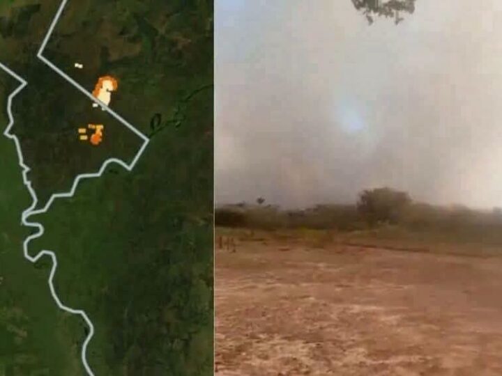 Incendio forestal proveniente de Brasil ingresa a Bolivia y amenaza al Parque Nacional Otuquis