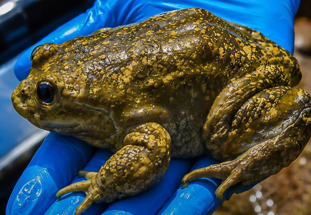 Tres personas son sentenciadas por tráfico ilegal de la rana gigante del Titicaca, una especie en Peligro Crítico de extinción